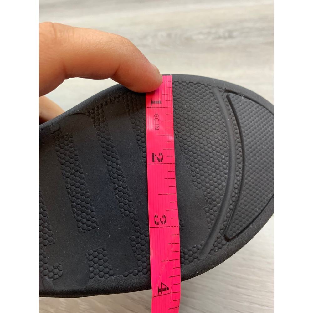 FitFlop Duocomff Women's Peep Toe Flats Black Leather 8 Comfort Casual Shoes - Picture 10 of 10